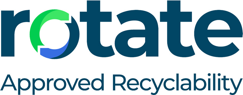 rotate Recycling Label
